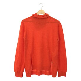 【新品】 Little $uzie / リトルスージー | 2023AW | Extra Fine Merino Wool Hooded Knit ウール フーデッドニット | One | Orange | レディース