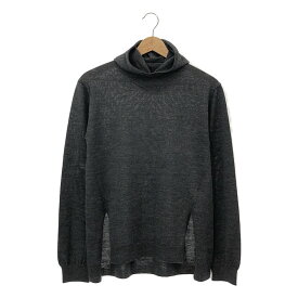 【新品】 Little $uzie / リトルスージー | 2023AW | Extra Fine Merino Wool Hooded Knit ウール フーデッドニット | One | Charcoal | レディース