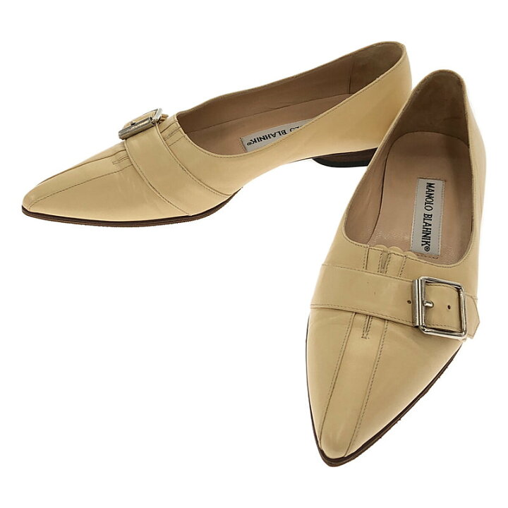 楽天市場】【美品】 MANOLO BLAHNIK / マノロブラニク | ポインテッド 
