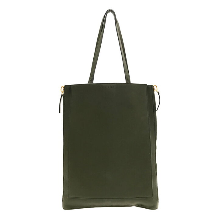 楽天市場】MARNI / マルニ | サイドジップ レザートートバッグ 