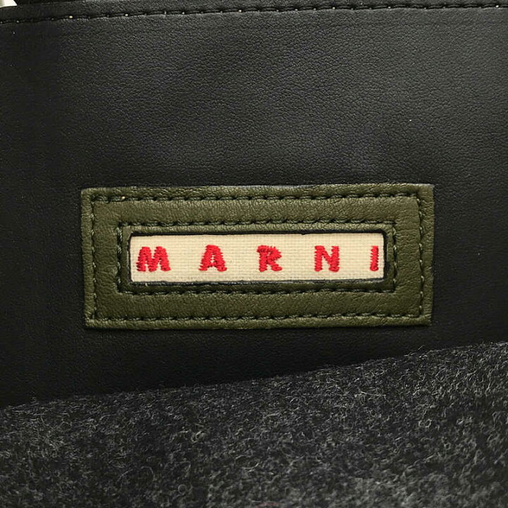 楽天市場】MARNI / マルニ | サイドジップ レザートートバッグ 