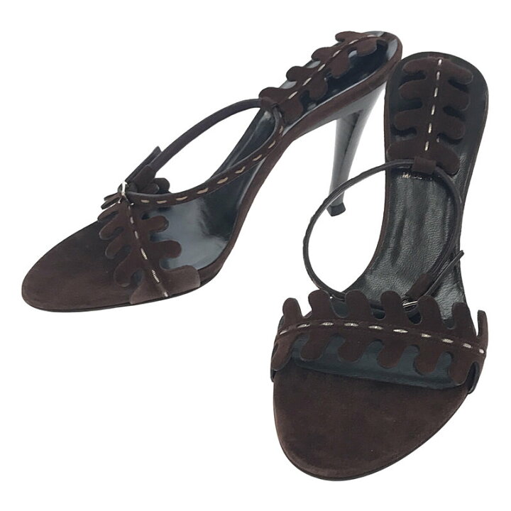 楽天市場】【美品】 FENDI / フェンディ | スエードレザー アンクル 