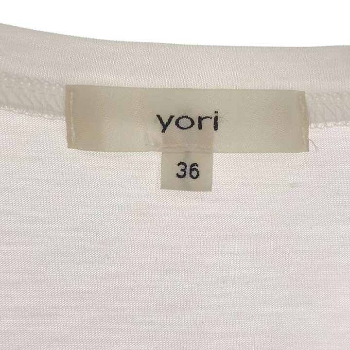 楽天市場】yori / ヨリ | タックショルダーカットソー ブラウス | 36  