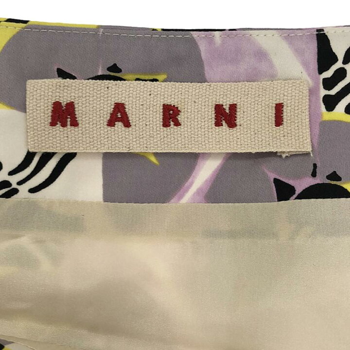楽天市場】【美品】 MARNI / マルニ | デコフラワープリント フレア  