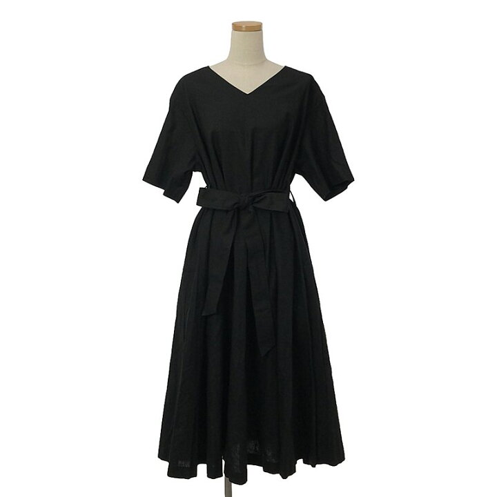 楽天市場】foufou / フーフー | THE DRESS #36 black linen dress  