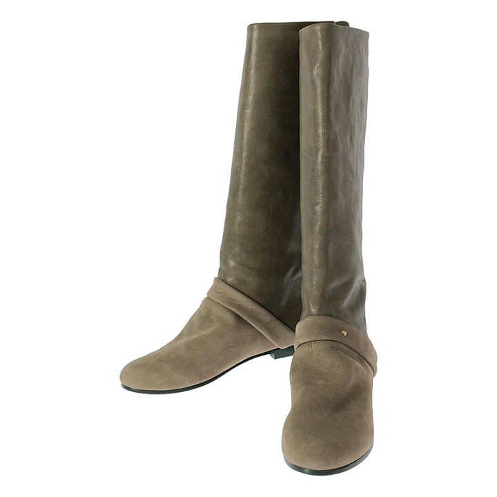 楽天市場】mina perhonen / ミナペルホネン | レザー ロングブーツ  