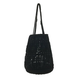 Mame Kurogouchi / マメクロゴウチ | 2022FW | Cord Embroidery Bucket Bag トートバッグ | - | ブラック | レディース