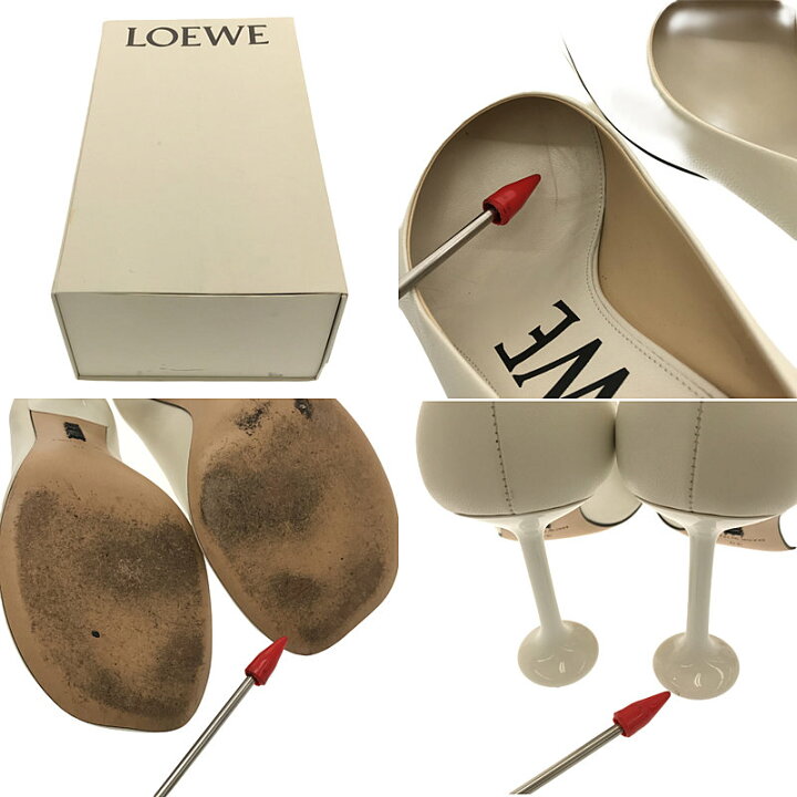 楽天市場】【美品】 LOEWE / ロエベ | スクエアトゥ レザー トイ 