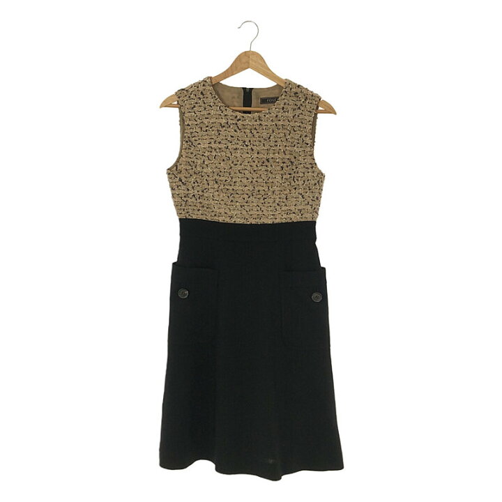 楽天市場】FOXEY / フォクシー | ツイード ウール切替 ノースリーブ  