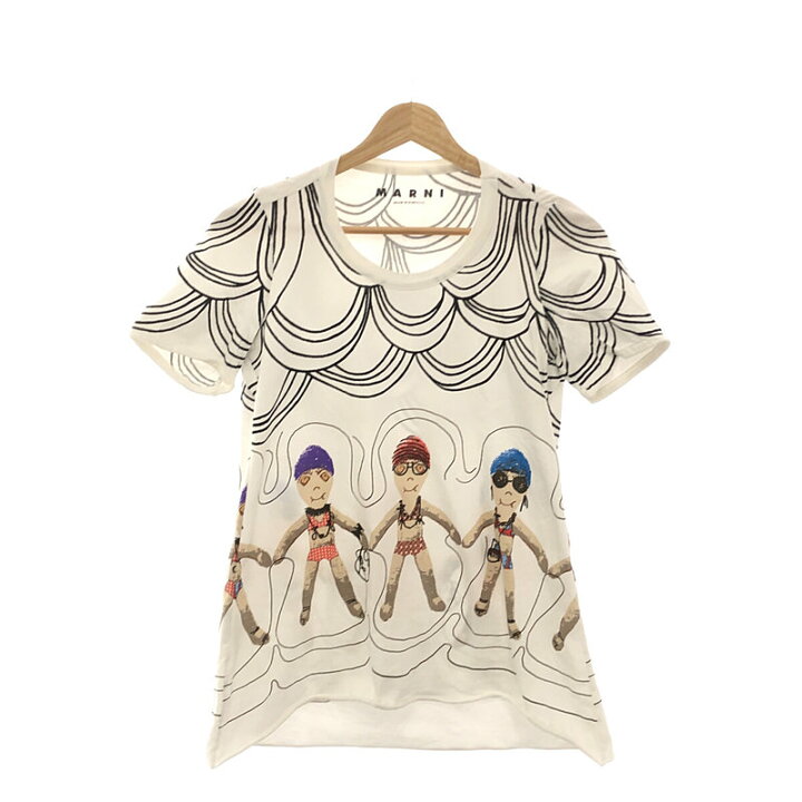 楽天市場】MARNI / マルニ | イラスト プリントTシャツ | 38 