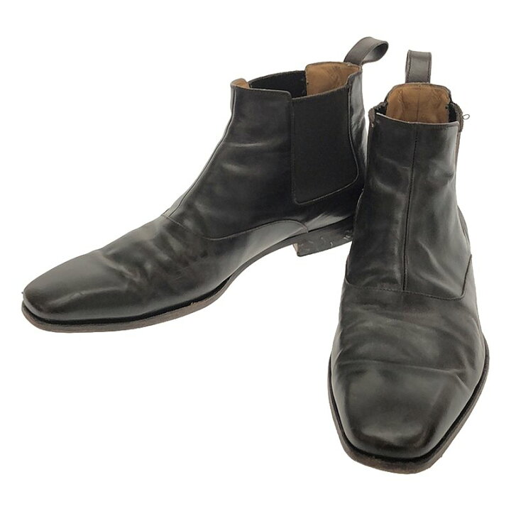 楽天市場】GUCCI / グッチ | レザー サイドゴア ショートブーツ | 42 