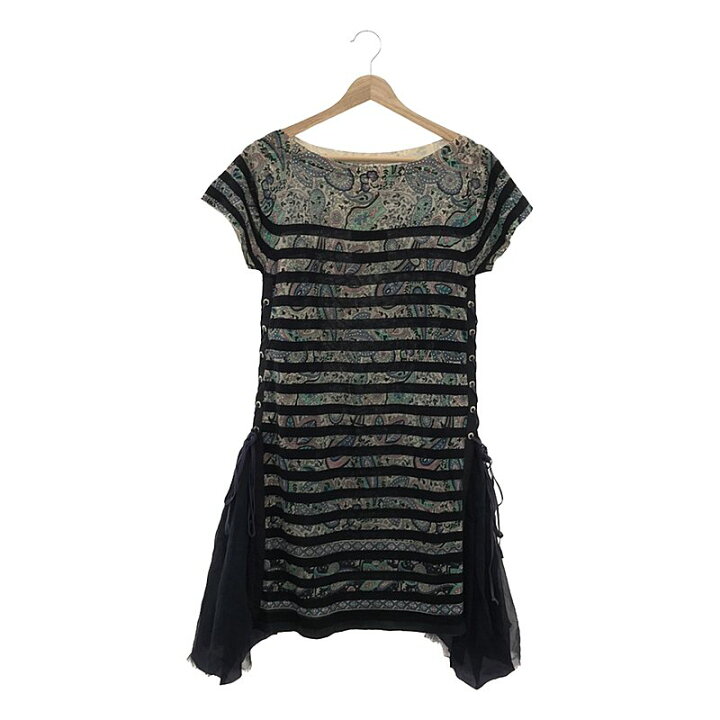 楽天市場】sacai / サカイ | ボーダー ペイズリープリント 異素材  