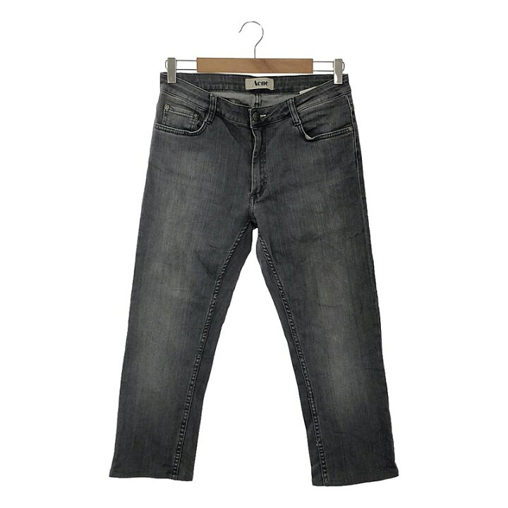 楽天市場】Acne / アクネ | レザーパッチ デニムライク ストレッチ 