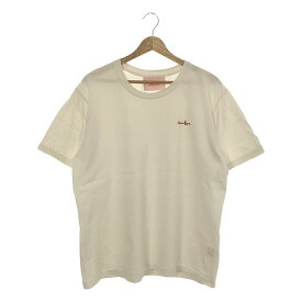 SIIILON / シーロン | ロゴ 刺しゅう Tシャツ | XL | ホワイト / レッド | レディース