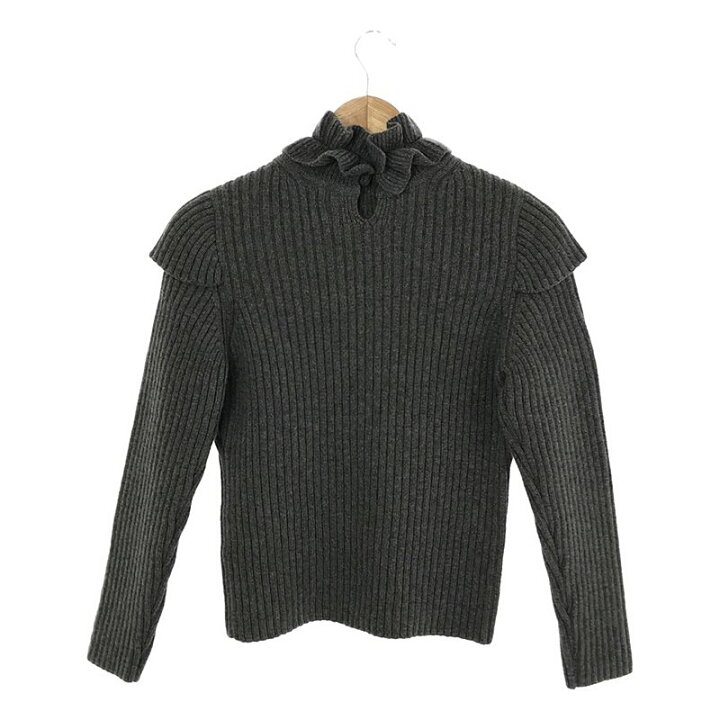 楽天市場】【美品】 cygne / シーニュ | カシミヤブレンド フリル 