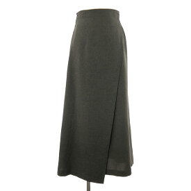 【美品】 foufou / フーフー | high waist wrap skirt スカート | 0 | グレー | レディース