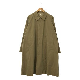 Kaptain Sunshine / キャプテンサンシャイン | × FREEMANS SPORTING CLUB TRAVELLER COAT / ステンカラー オーバーコート | 38 | KHAKI（玉虫カラー） | メンズ