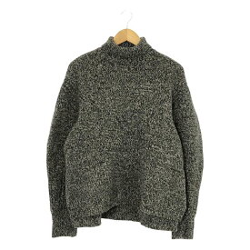 Mame Kurogouchi / マメクロゴウチ | wool cashmere brushed roll neck knitted top / カシミヤ シルク ニットプルオーバー | 1 | グレー | レディース
