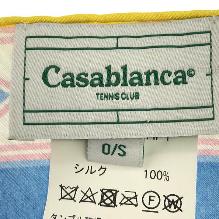 楽天市場】Casablanca / カサブランカ | Dream House Small Silk Scarf  