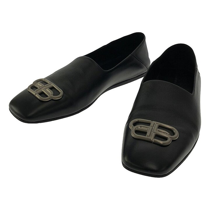 楽天市場】BALENCIAGA / バレンシアガ | BBロゴ レザーローファー | 41 
