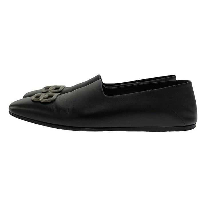 BALENCIAGA BBロゴレザー ローファー
