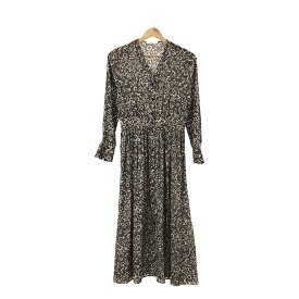 【美品】 Plage / プラージュ | rustic flower ギャザーワンピース3 | 36 | グレー | レディース