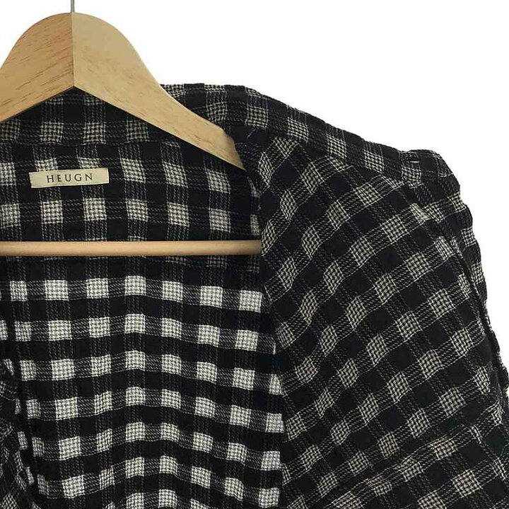 楽天市場】HEUGN / ユーゲン | SHIRT 056 / Bobby Check ウール混シア 