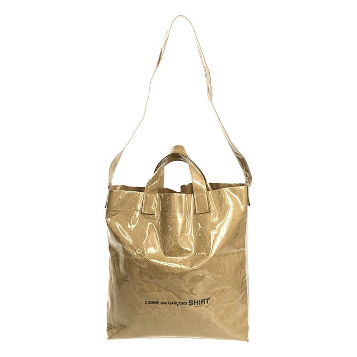 COMME des GARÇONS ペーパーショッパー トートバッグ ベージュ 】COMME 