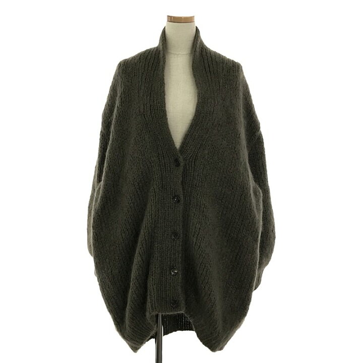 楽天市場】NOWOS / ノーウォス | モヘア ロングカーディガン | カーキ  