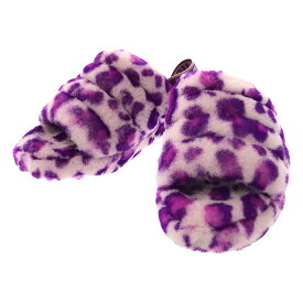 【美品】 UGG / アグ | FLUFF YEAH SLIDE LEOPARD サンダル | 25 | パープル | レディース