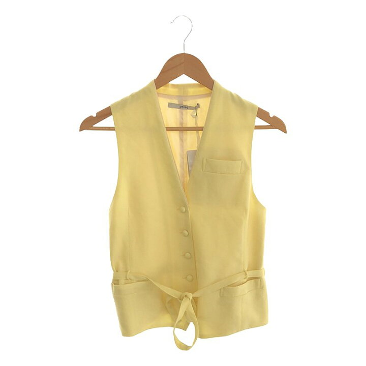 美品 からし色ジレ （美品 ヴィンテージ Vintage ブラウス シャツ ジレ  