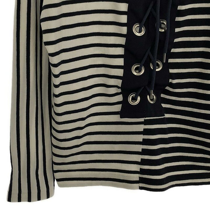 楽天市場】sacai / サカイ | アシンメトリーボーダー バックレース 