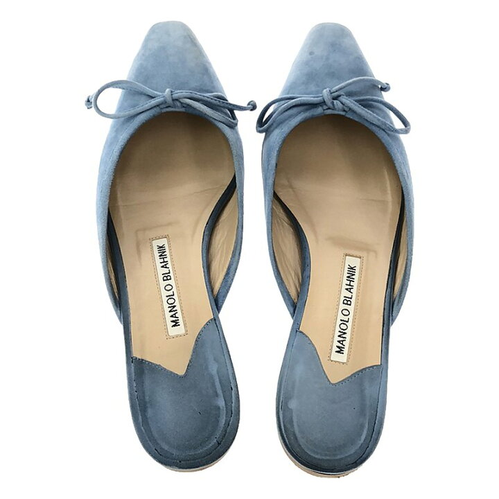 楽天市場】MANOLO BLAHNIK / マノロブラニク | BALLERIMU スエード 