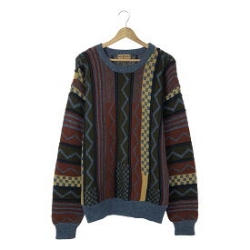 ISSEY MIYAKE / イッセイミヤケ | 70s ~ ヴィンテージ ジャガード総柄ニット | マルチカラー | メンズ