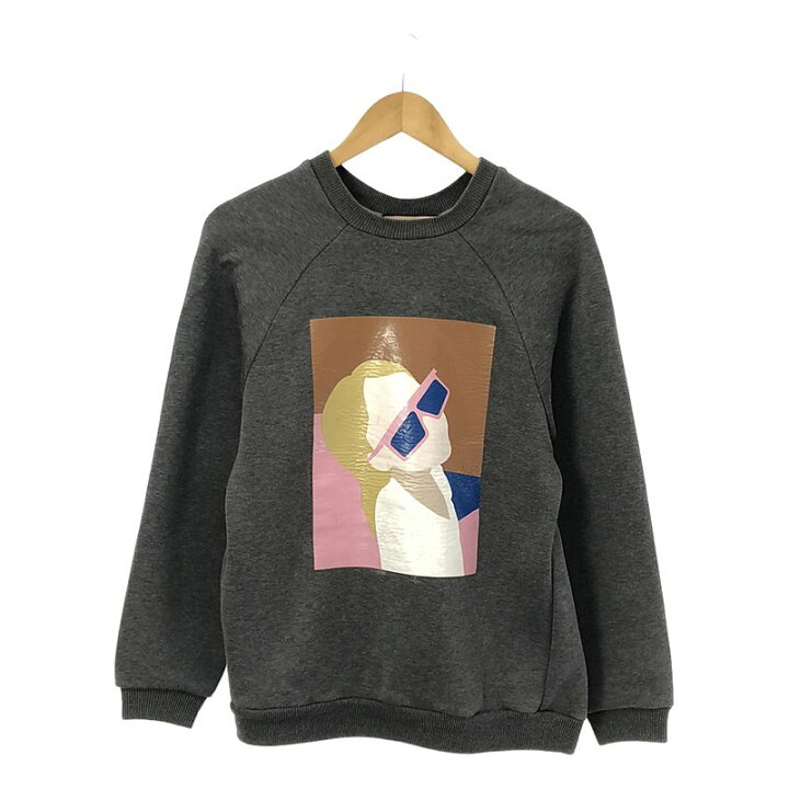 楽天市場】Plan C / プランシー | L/S SWETER プリントスウェット | M  