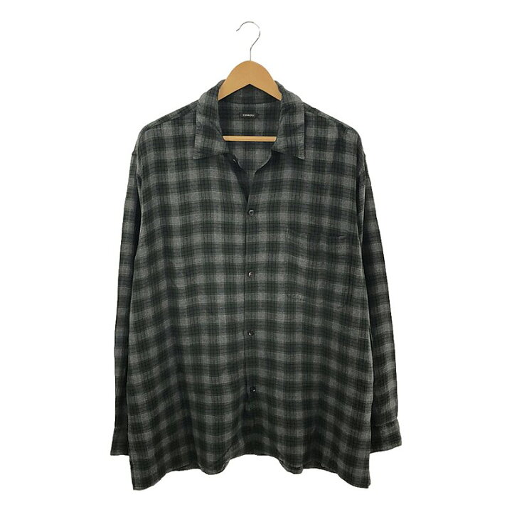 楽天市場】COMOLI / コモリ | 2020SS | チェック レーヨン オープン 