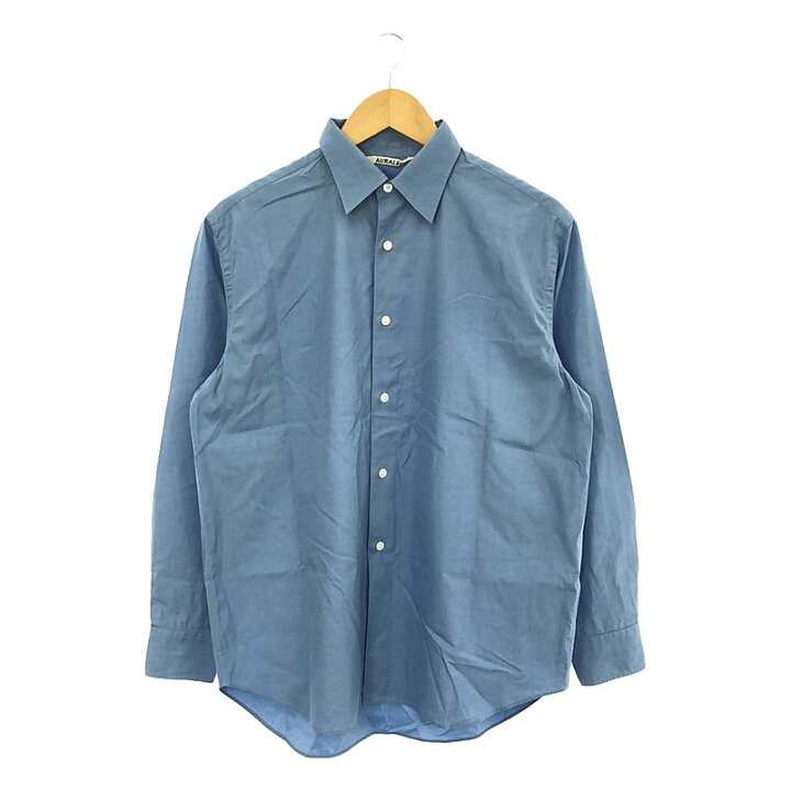 楽天市場】AURALEE / オーラリー | WASHED FINX TWILL SHIRT  