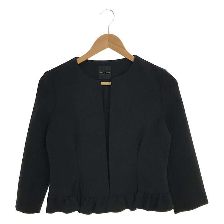 楽天市場】YOKO CHAN / ヨーコチャン | フリル ショート丈 ノーカラー  