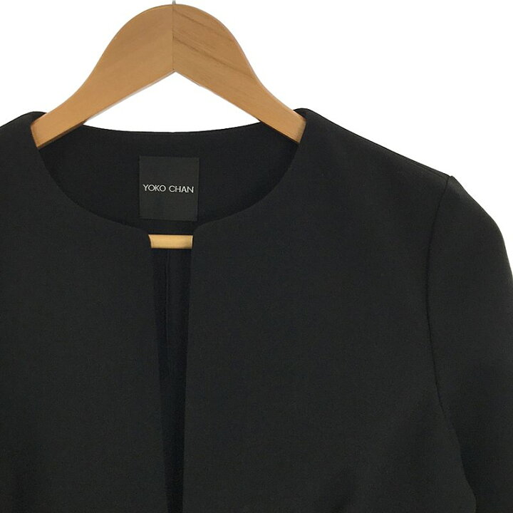 楽天市場】YOKO CHAN / ヨーコチャン | フリル ショート丈 ノーカラー  