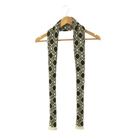 【新品】 OLUBIYI THOMAS / オルヴィトーマス | 2022AW | wool scarf ウール ジャガード ストール マフラー | F | フォレスト | メンズ