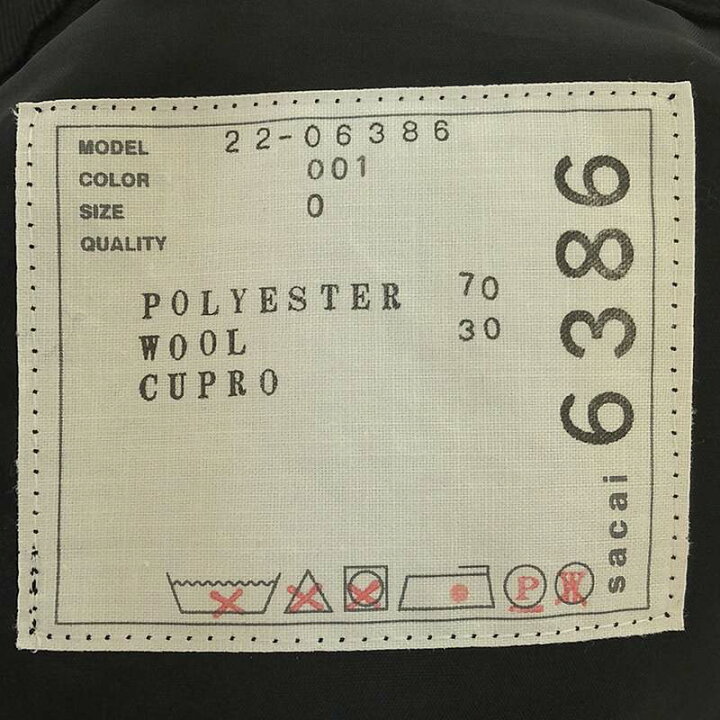 楽天市場】【美品】 sacai / サカイ | 2022AW | Suiting Mix Pants  