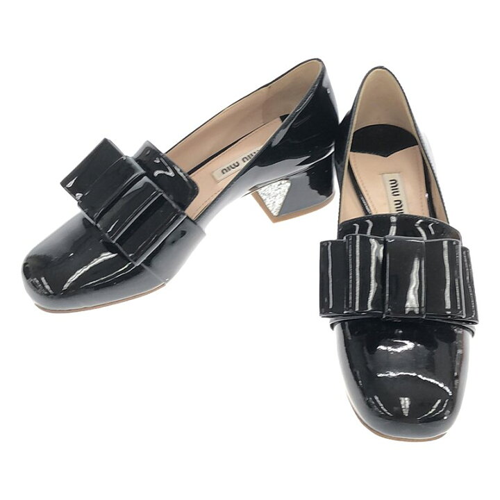 楽天市場】【新品】 miu miu / ミュウミュウ | エナメル リボン  