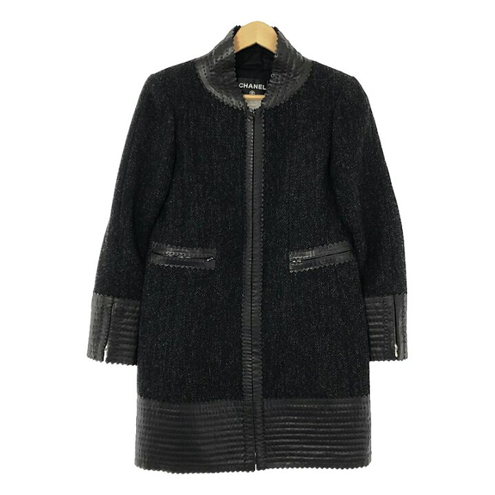 楽天市場】【美品】 CHANEL / シャネル | ウール ヘリンボーン  
