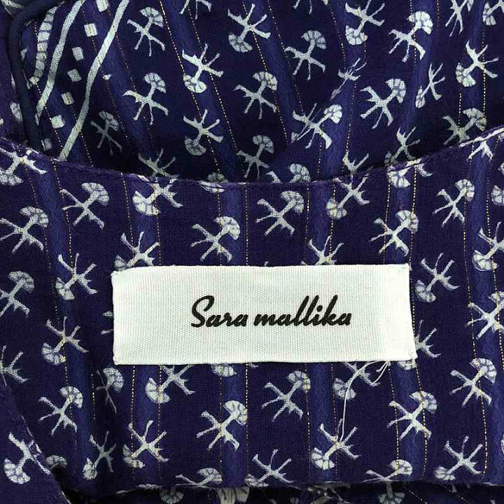 楽天市場】sara mallika / サラマリカ | Cotton Block Pattern Dress 