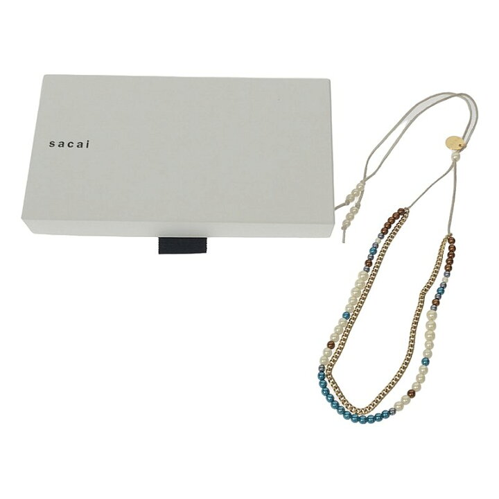 楽天市場】【美品】 sacai / サカイ | Color Pearl Chain Necklace 