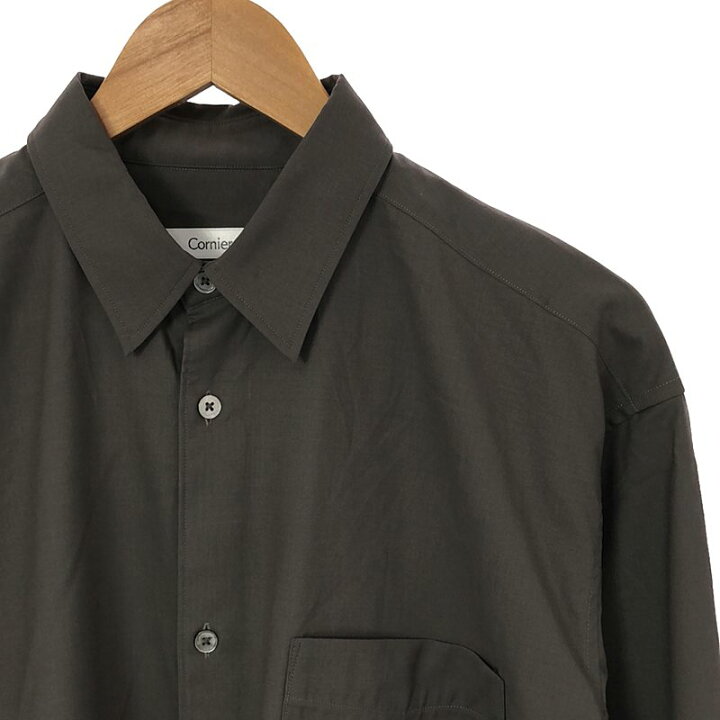 楽天市場】CORNIER / コルニエ | WORSTED WOOL SHIRTS ウーステッド 