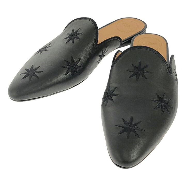 楽天市場】【美品】 Chloe / クロエ | ONITA / ラムレザー スリッパ 