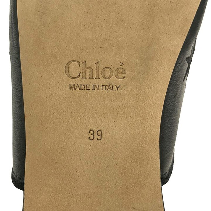 楽天市場】【美品】 Chloe / クロエ | ONITA / ラムレザー スリッパ  