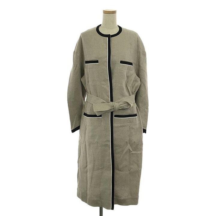 楽天市場】【美品】 CINOH / チノ | 2020SS | LINEN NOCOLLAR COAT 