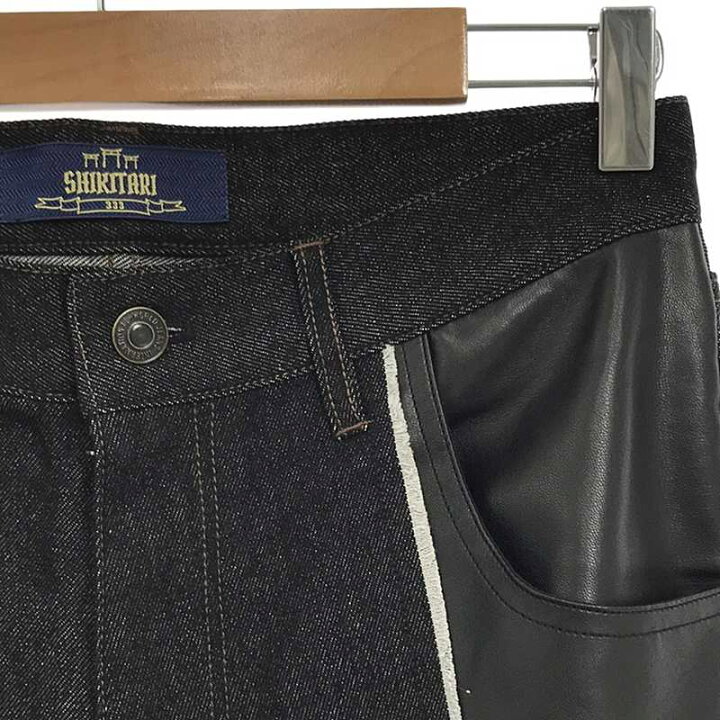 楽天市場】【美品】 SHIKITARI / シキタリ | PATCHWORK FLARE DENIM 
